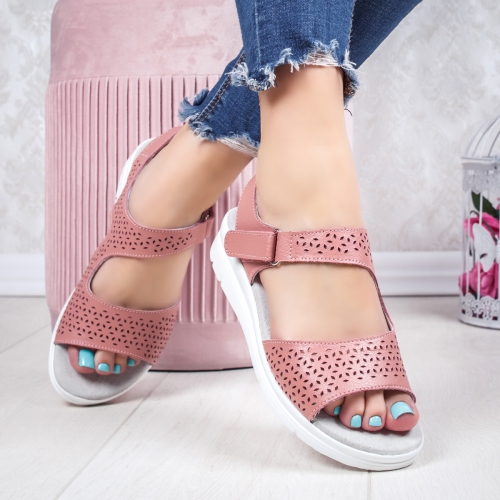Sandale Piele roz Coveria de Dama Online